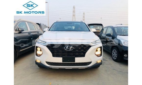 Buy Import Hyundai Santa Fe White Car in Import - Dubai in Attapeu Province