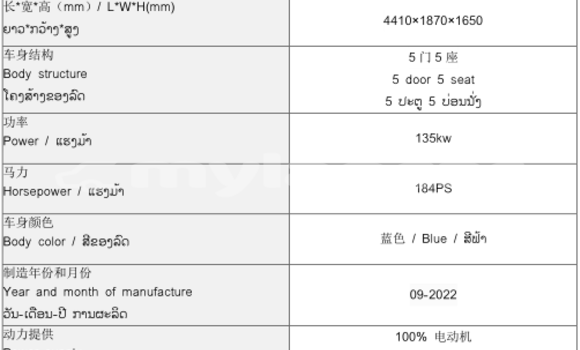Buy New Volkswagen Type 4 Blue Car in Luang Prabang in Louangphabang Province Buy New Volkswagen Type 4 Blue Car in Luang Prabang in Louangphabang Province