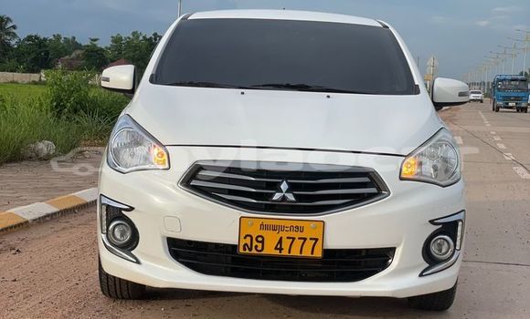 Buy Used Mitsubishi Attrage White Car in Vientiane in Vientiane Province