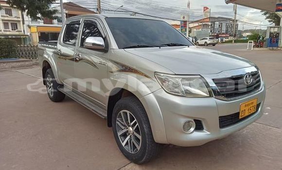 Buy Used Toyota Hiluxe VIGO Beige Car in Vientiane in Vientiane Province