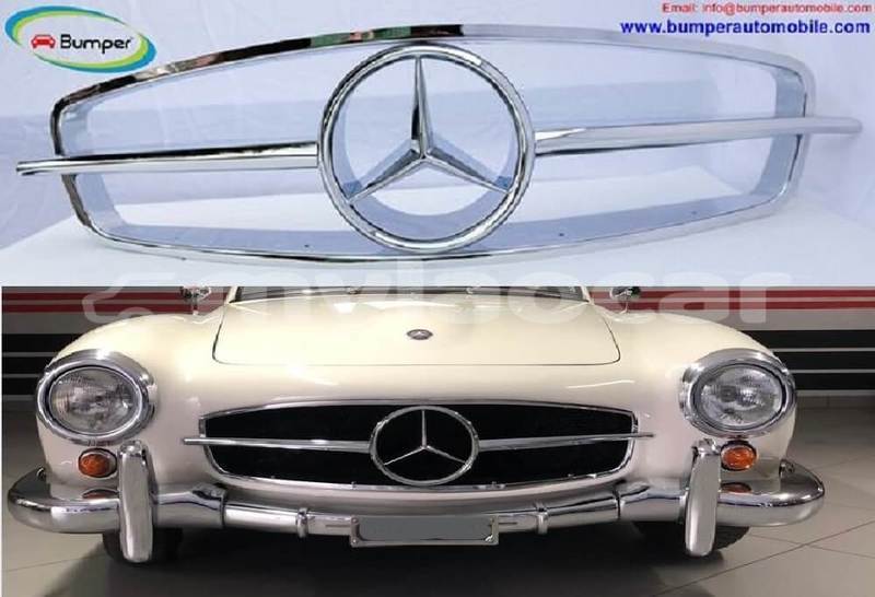 Big with watermark mercedes 190sl roadster front grille 1955 1963 1