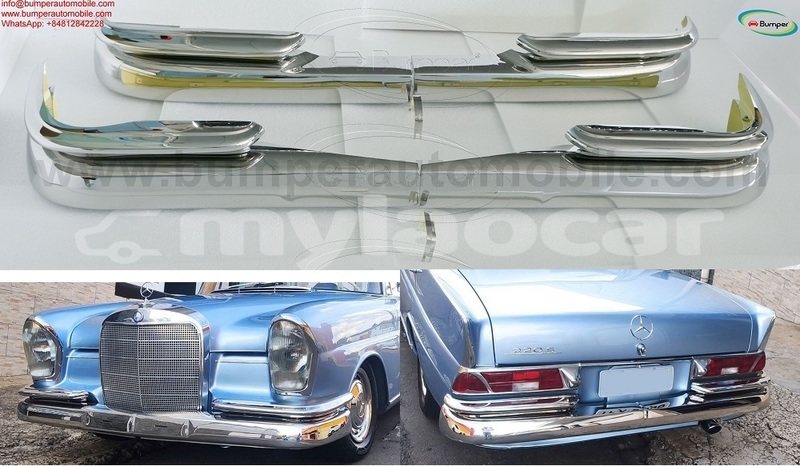Big with watermark mercedes w111 w112 fintail saloon bumpers n0