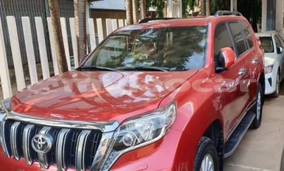 Buy Used Toyota Land Cruiser Prado Red Car in Vientiane in Vientiane Province Buy Used Toyota Land Cruiser Prado Red Car in Vientiane in Vientiane Province
