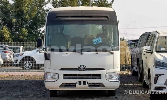Buy Import Toyota Coaster White Car in Import - Dubai in Attapeu Province Buy Import Toyota Coaster White Car in Import - Dubai in Attapeu Province
