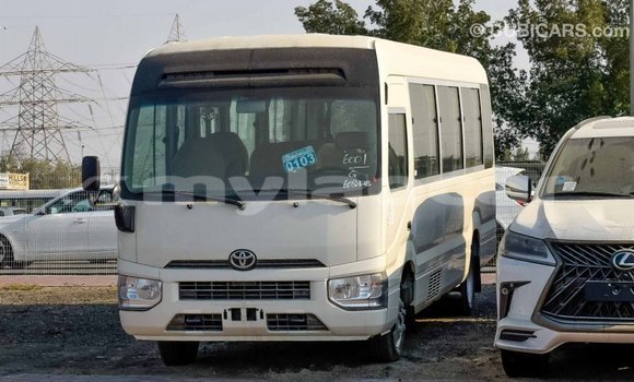Buy Import Toyota Coaster White Car in Import - Dubai in Attapeu Province Buy Import Toyota Coaster White Car in Import - Dubai in Attapeu Province